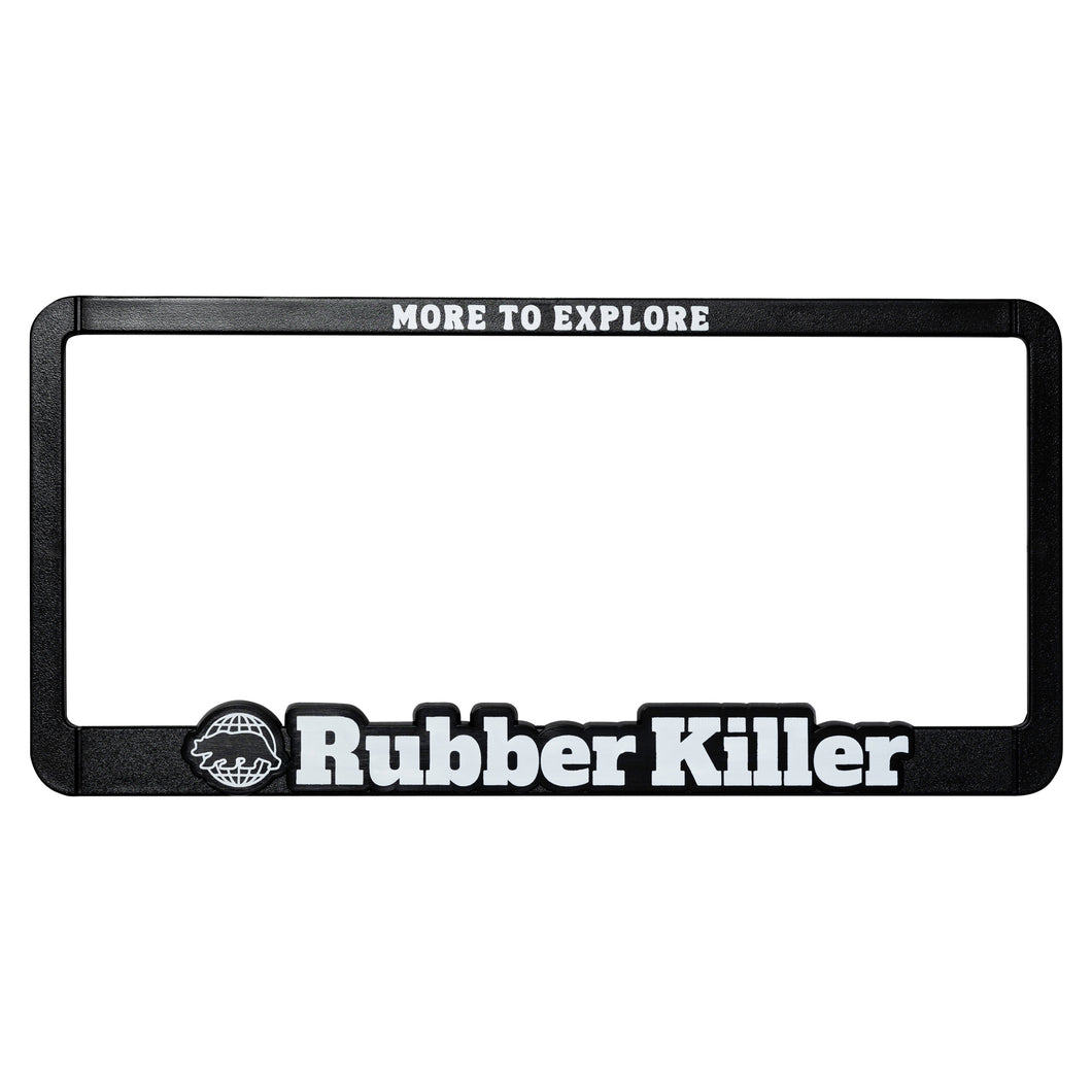 RUBBER KILLER CAR LICENSE PLATE FRAME