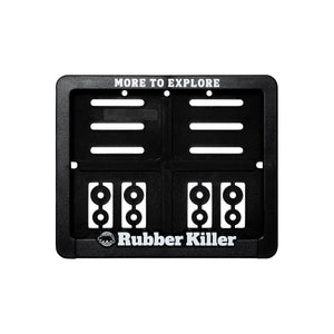 RUBBER KILLER MOTORCYCLE LICENSE PLATE FRAME